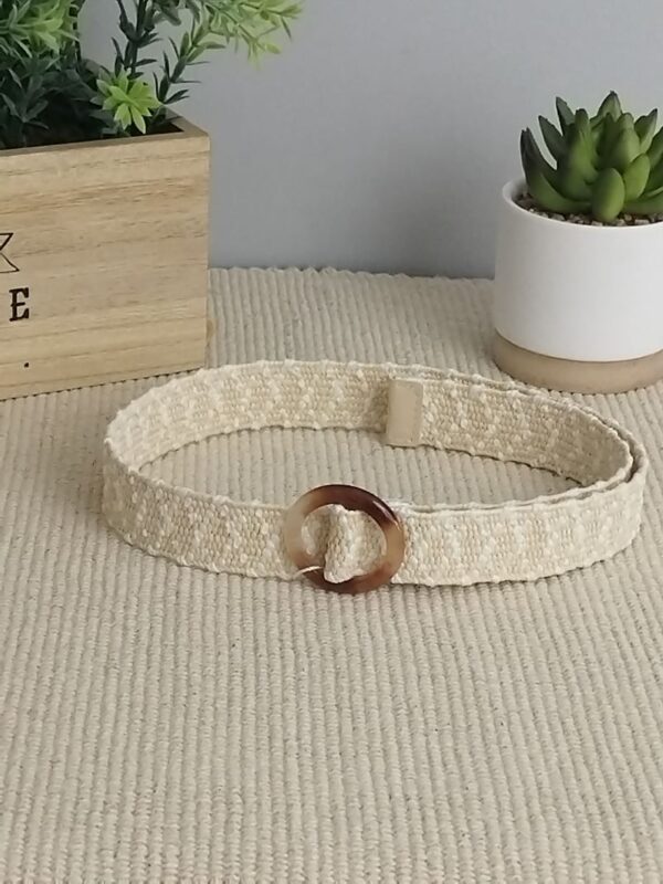 ceinture-petite-boucle-beige-beige-clair Ceinture bicolore petite boucle blanc beige