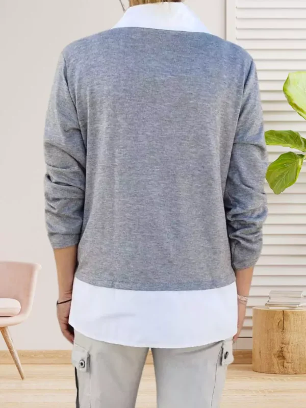 pull-fin-effet-2-en-1-gris-ds Pull fin effet 2 en 1 gris femme vue dos