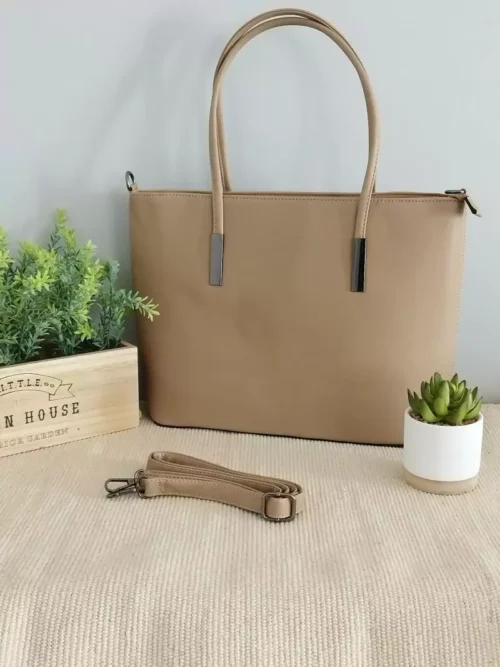 Sac à main nœud grand modèle beige