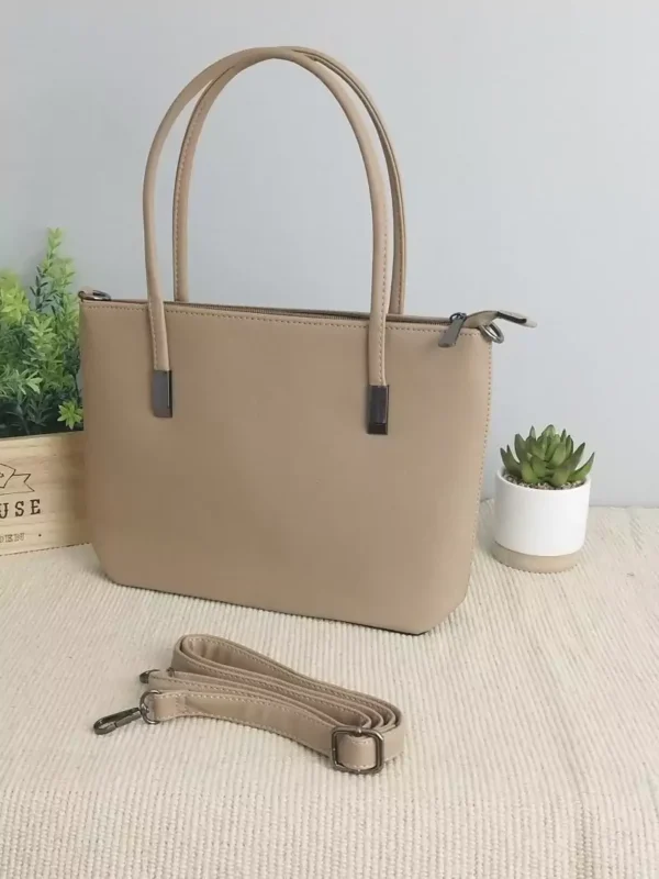 sac-a-main-anses-petit-modele-beige-fonce-devant4 Sac à main nœud petit modèle beige