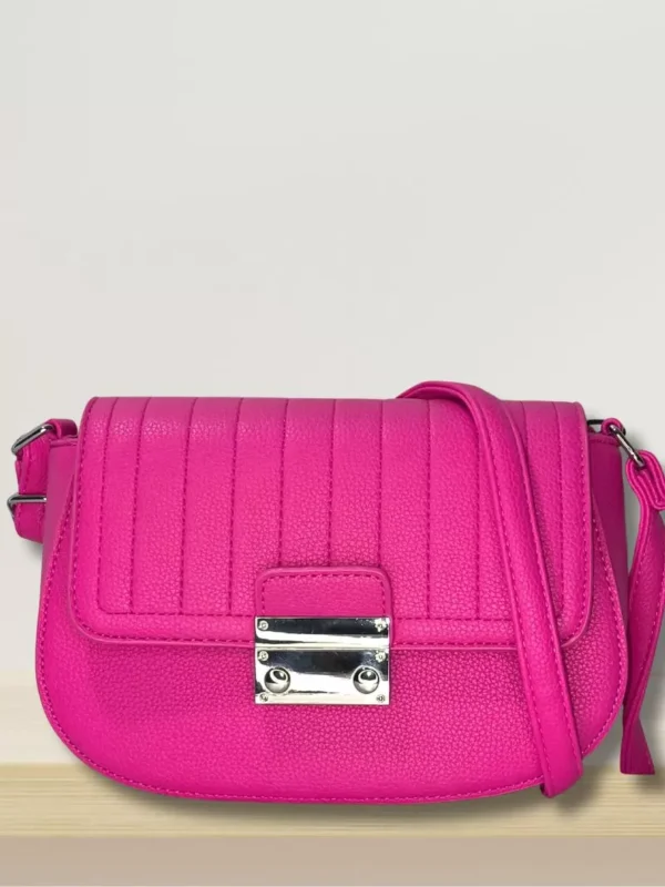 sac-a-main-bandouliere-rose-fuchsia-dv1 sac à main bandoulière rose fuchsia vue de face