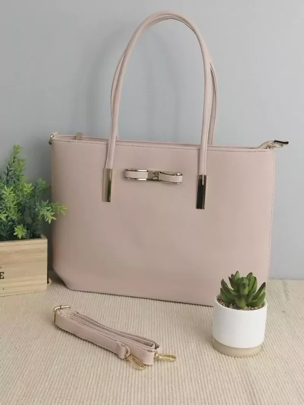 sac-a-main-naoeud-grand-modele-rose-poudree-devant4 Sac à main nœud grand modèle rose poudrée