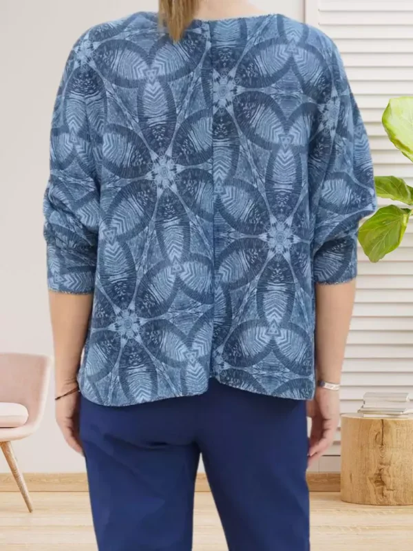 tunique-motif-geometrique-bleu-ds Tunique motif géométrique bleu femme vue dos