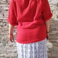 tunique-unie taille-unique-rouge-dos2