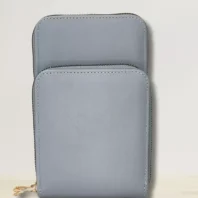 mini sac bleu vue de face