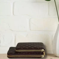 Mini sac bicolore marron