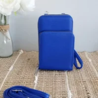 Sac 3 poches bleu électrique