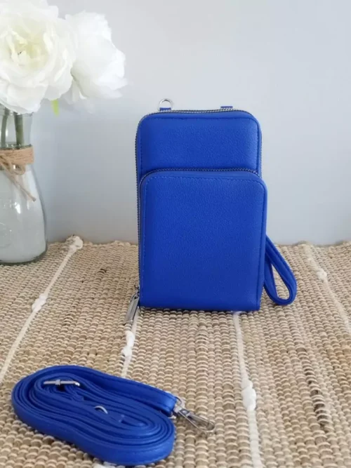 Sac 3 poches bleu électrique