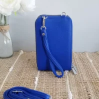 Sac 3 poches bleu électrique