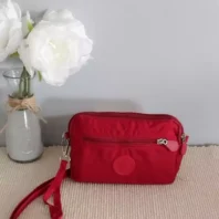 sac bandoulière 4 poches rouge