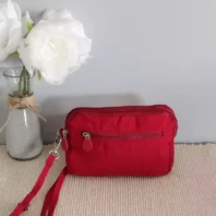 sac bandoulière 4 poches rouge