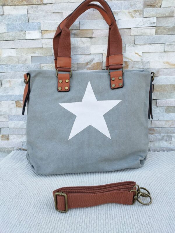 Sac étoile gris