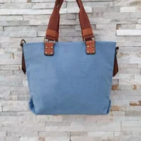 sac étoile appliquée bleu