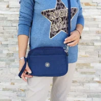 Sac multi poches bleu foncé