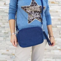 Sac multi poches bleu foncé