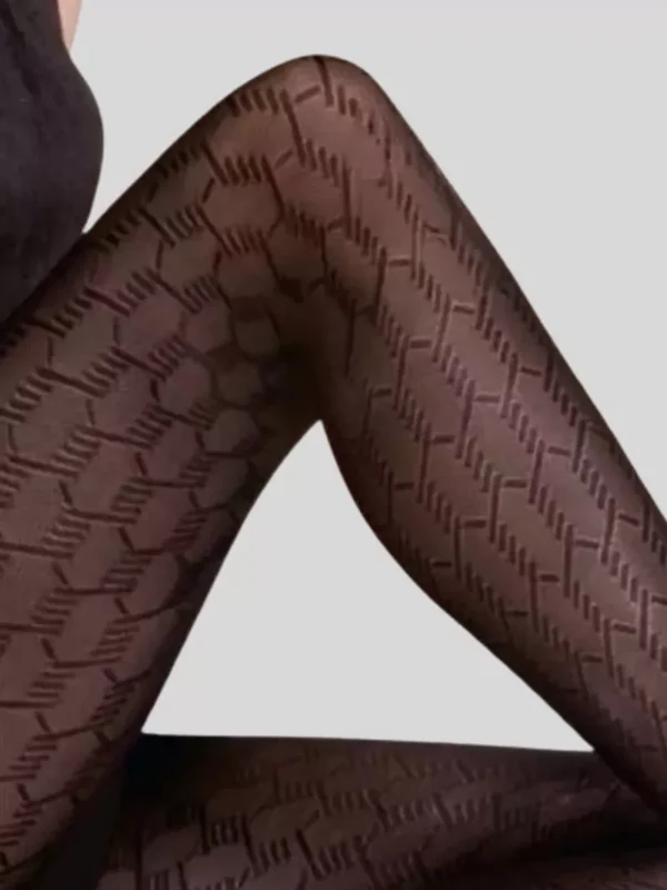 Collant maillages géométrique Lema Gabriella pour femme