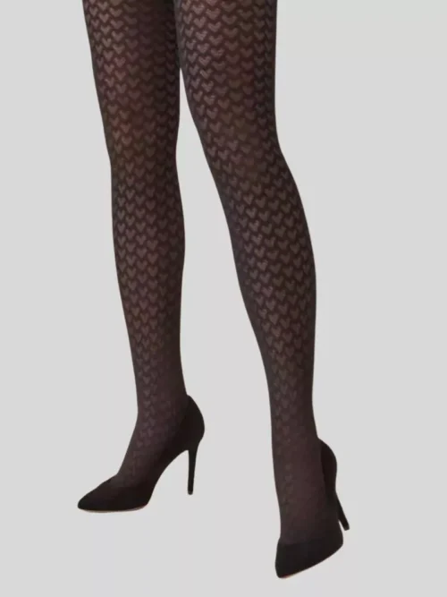 Collant géo cœurs seila Gabriella pour femme