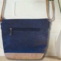 Sac à bandoulière étoile noir vue dos