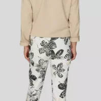 Pantalon de survêtement imprimé fleurs pour femmes