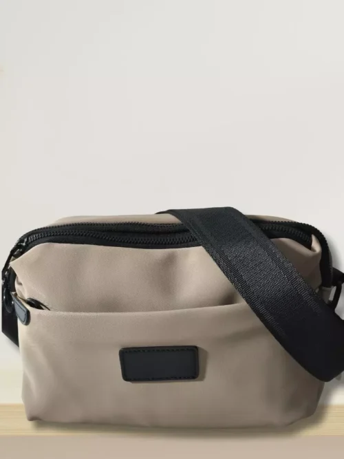 sac à bandoulière réglable beige