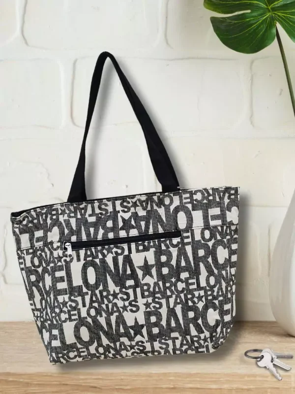 sac-fourre-tout-barcelone-star-noir-ds Sac fourre-tout Barcelona star noir femme vue dos
