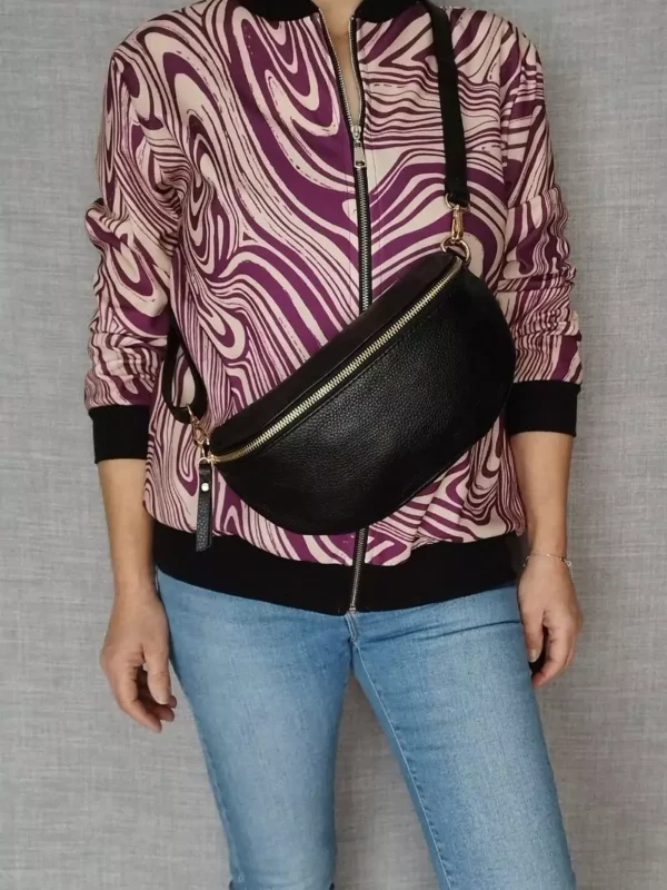 sac banane uni noir