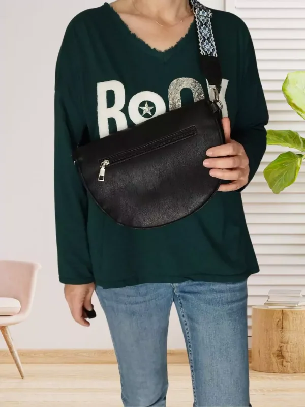 sac-banane-sangle-geometrique-noir-ds Sac banane sangle géométrique noir femme vue dos
