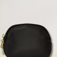 porte-monnaie animalier marron noir vue de dos
