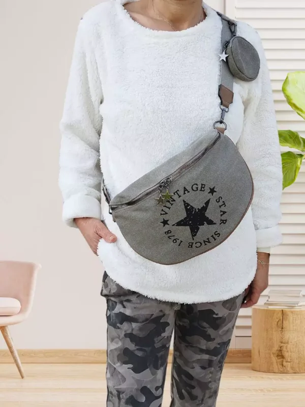 sac-banane-etoile-gris-dv Sac banane étoile gris femme vue devant