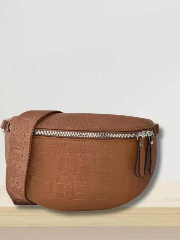 sac-banane-a-sangle-unie-marron-dv1 Sac banane à sangle unie marron