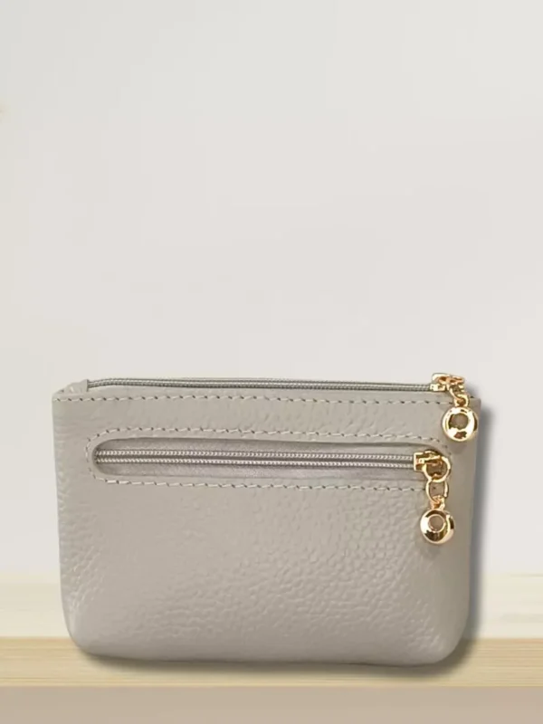 porte-monnaie-multi-poches-gris-clair-ds porte-monnaie multi poches gris clair vue de dos